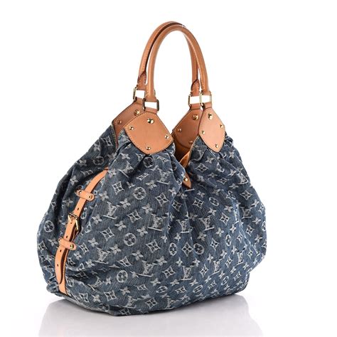 louis vuitton denim tote